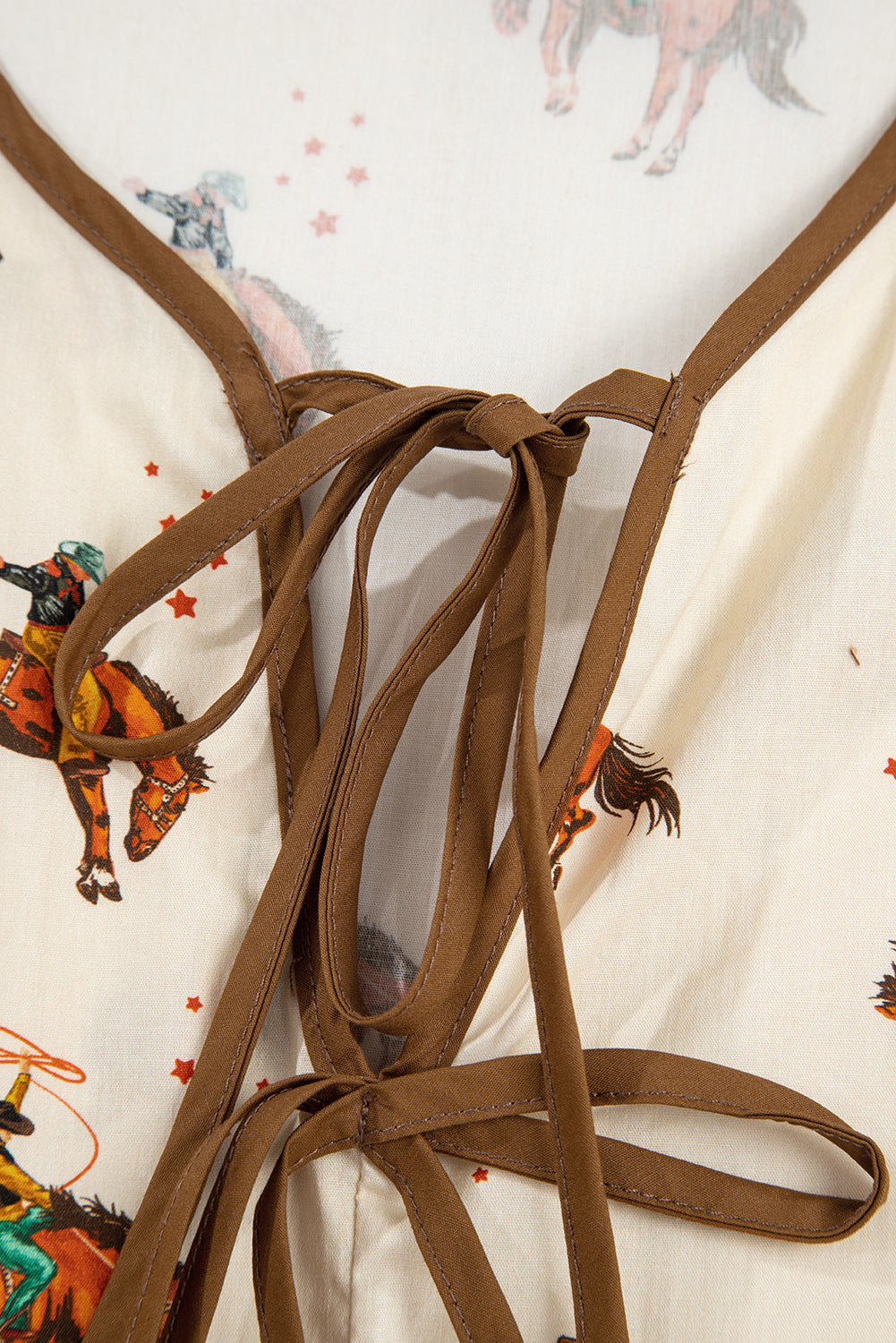 APRICOT COWBOY TOP