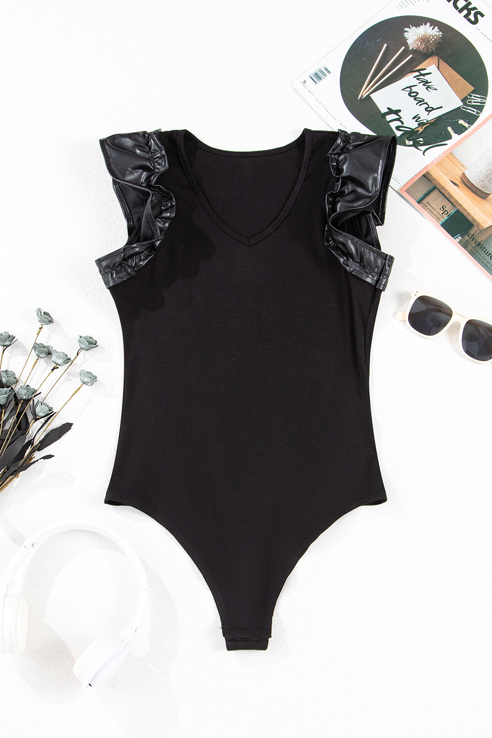 LEATHER & SASS TOP