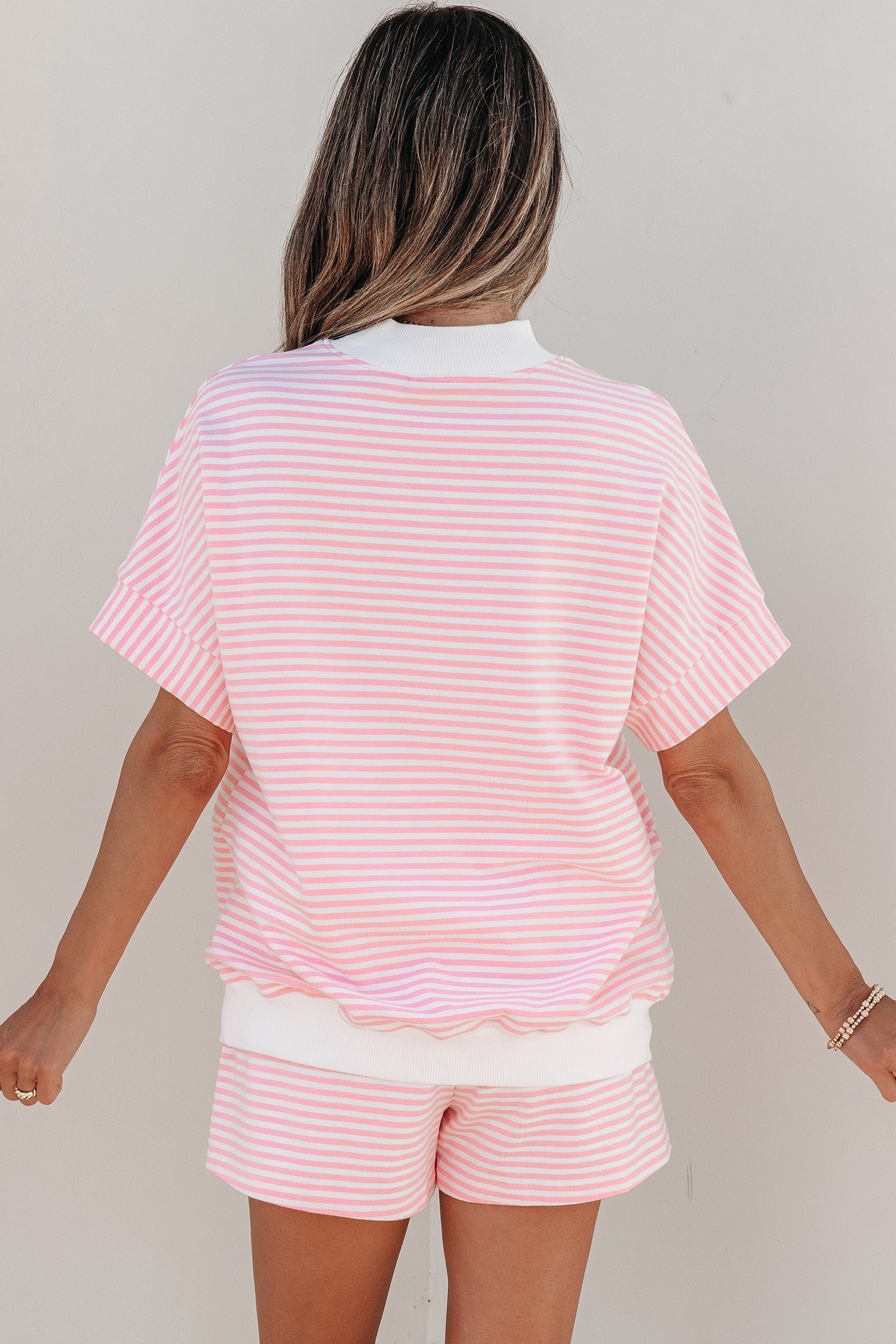 STRIPES & ME SHORT SLEEVE SET
