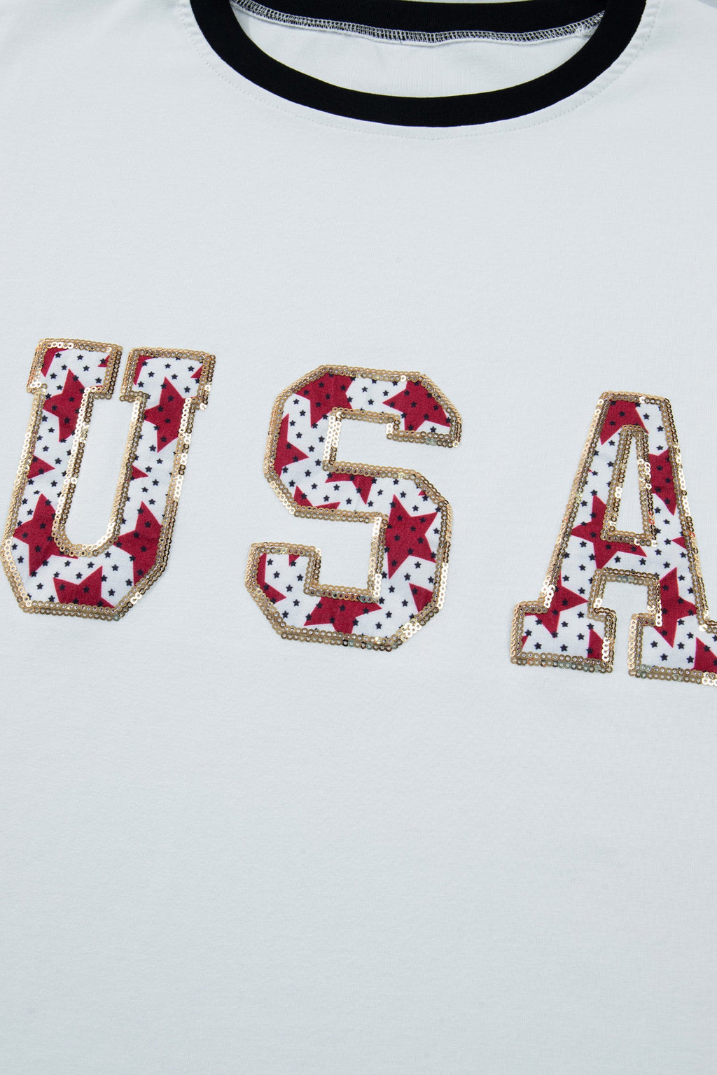 SEQUIN USA TOP