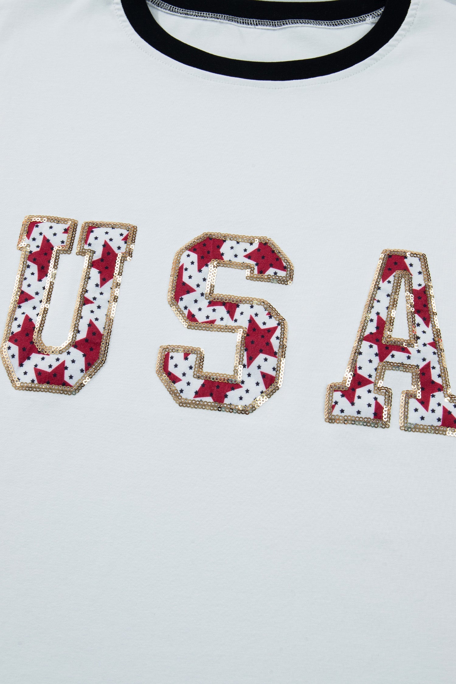 SEQUIN USA TOP