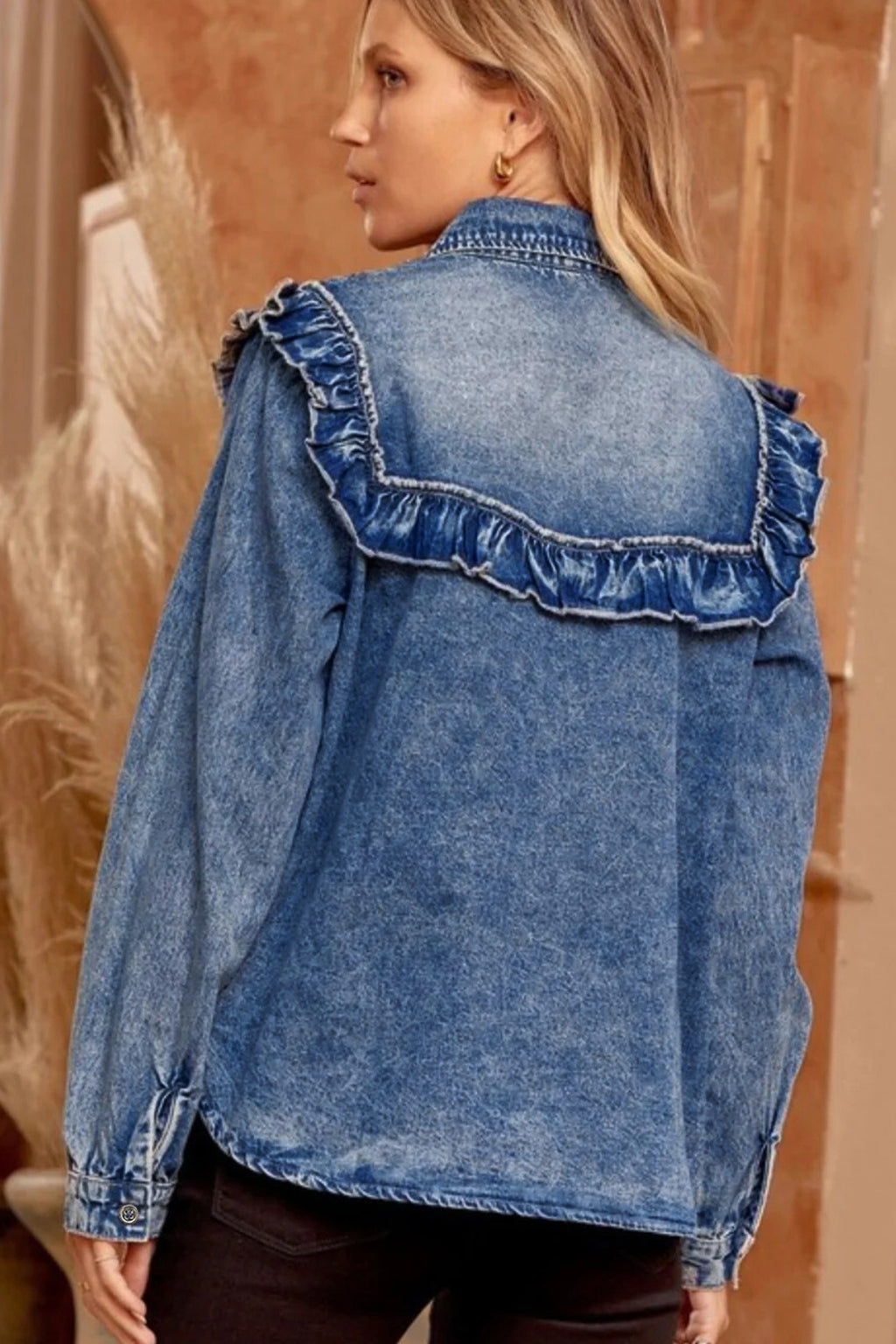 BLUE VINTAGE TOP