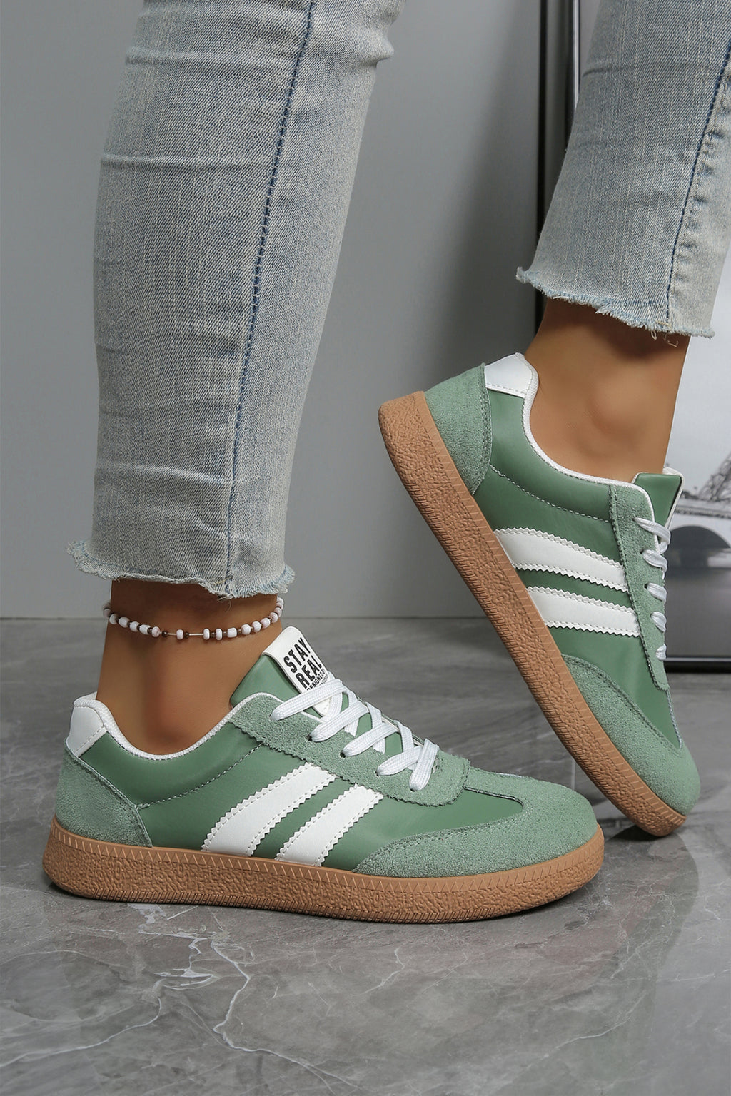 Ashleigh Blue Varsity Sneakers