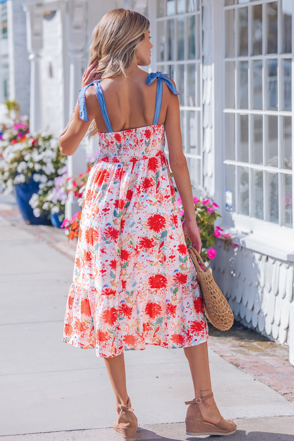 SOUTHERN BELLE FLORAL DRESS