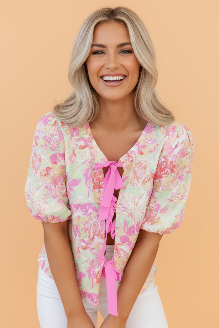 BLUSHING ROSE TOP