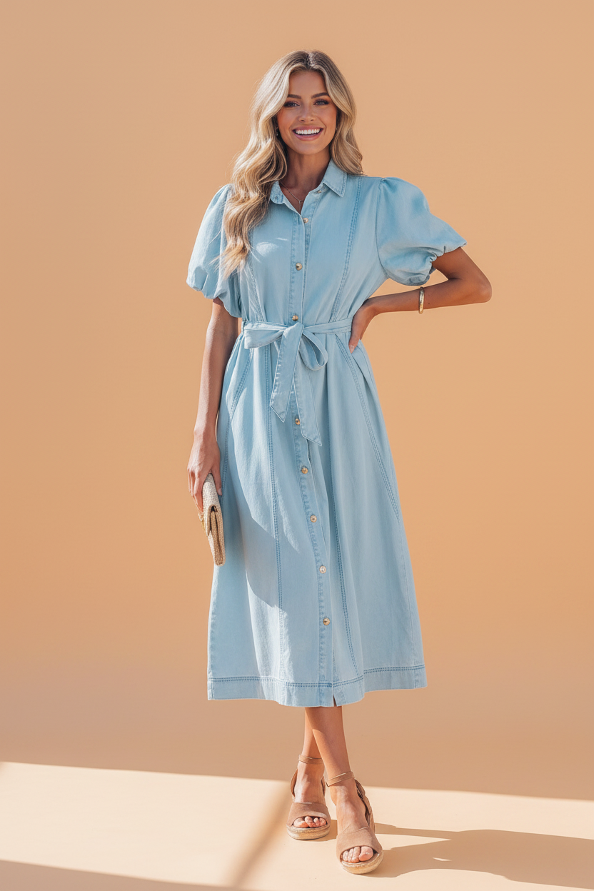 DEMMI DENIM DRESS