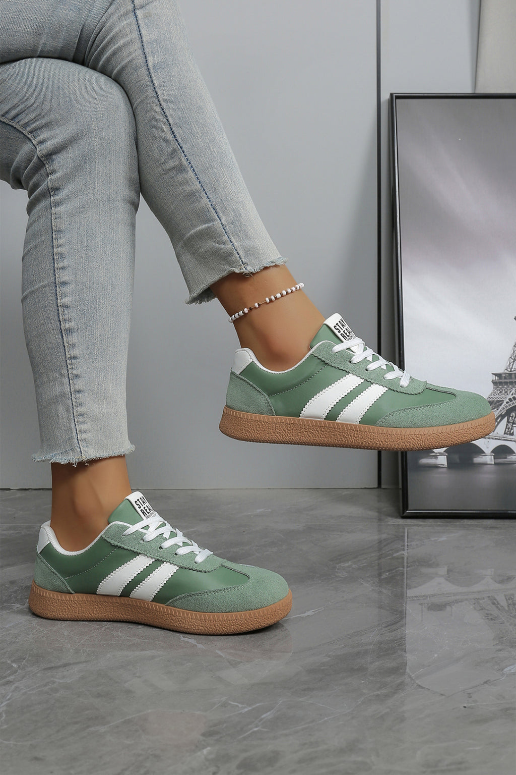 Ashleigh Blue Varsity Sneakers
