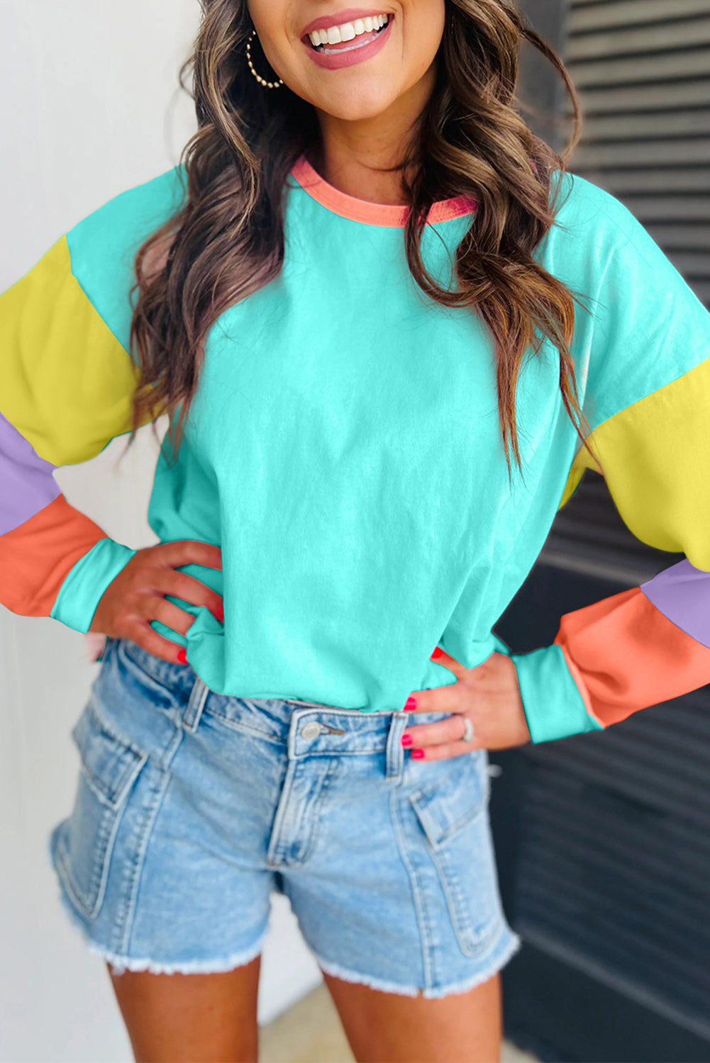 AGAVE COLOR BLOCK TOP