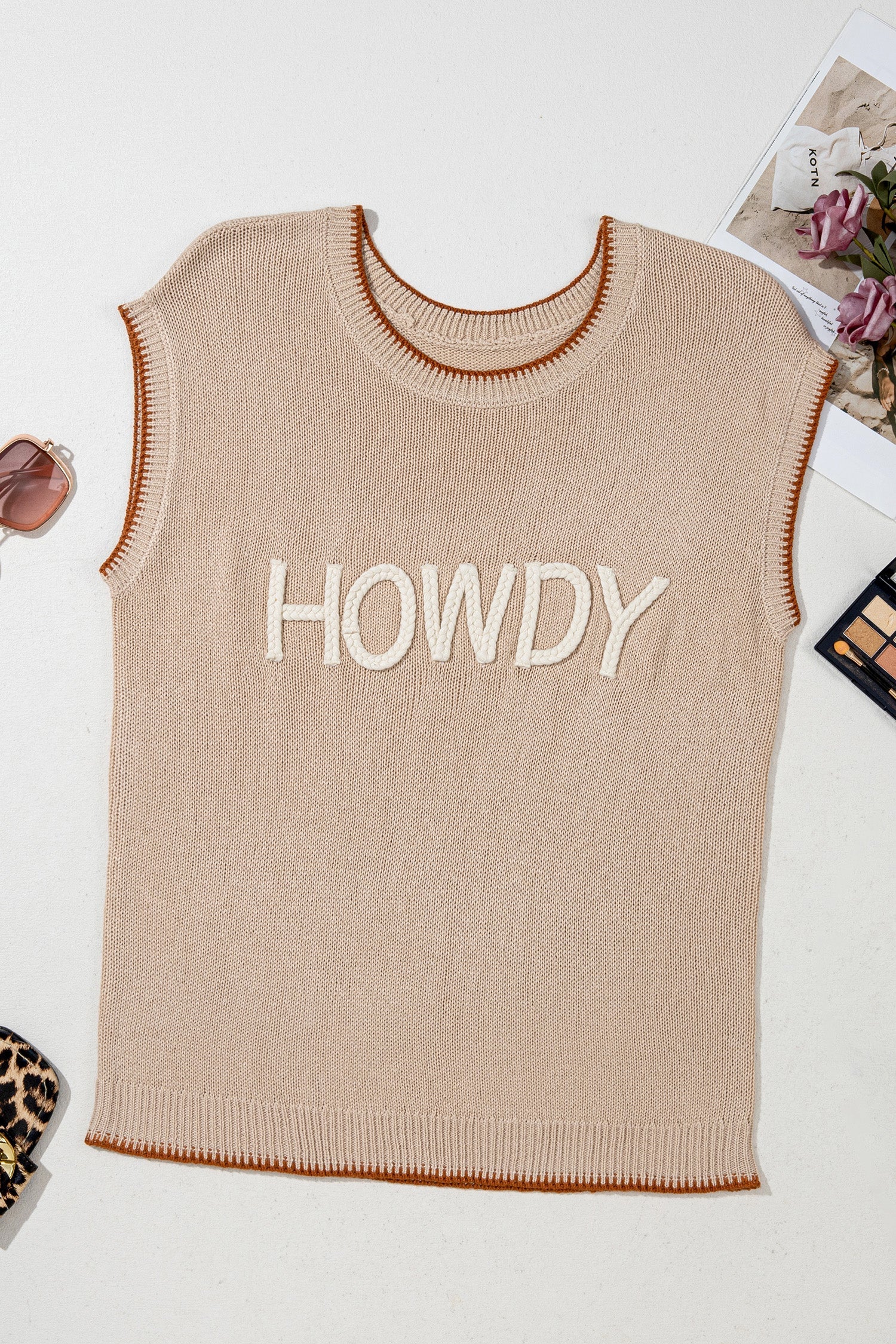 HOWDY CUTE COFFEE TOP