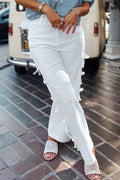 WHITE BOW KNOW DENIM