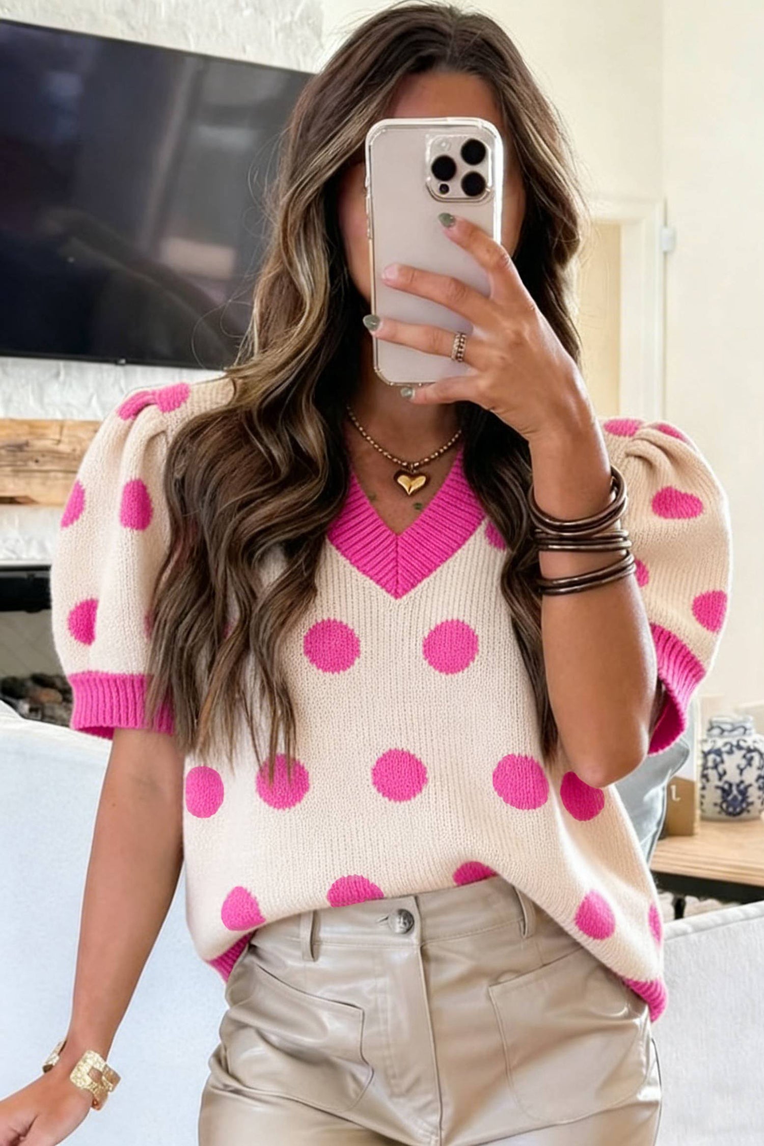 ALICE POLKA DOT TOP