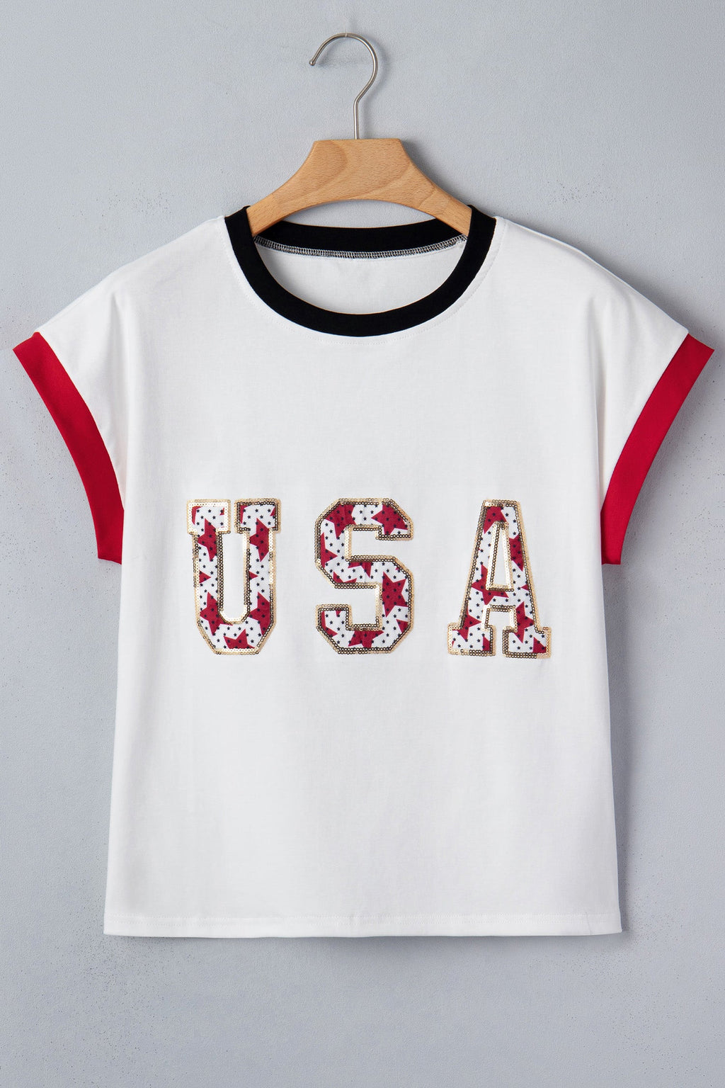 SEQUIN USA TOP