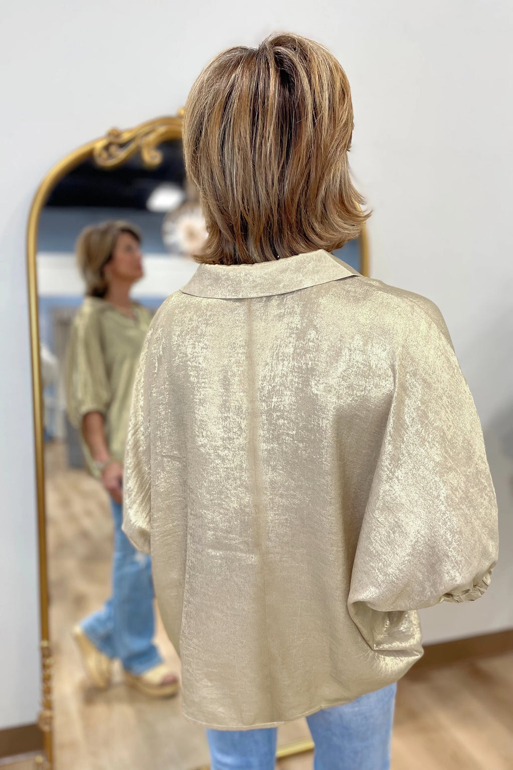 METALLIC & CHIC TOP