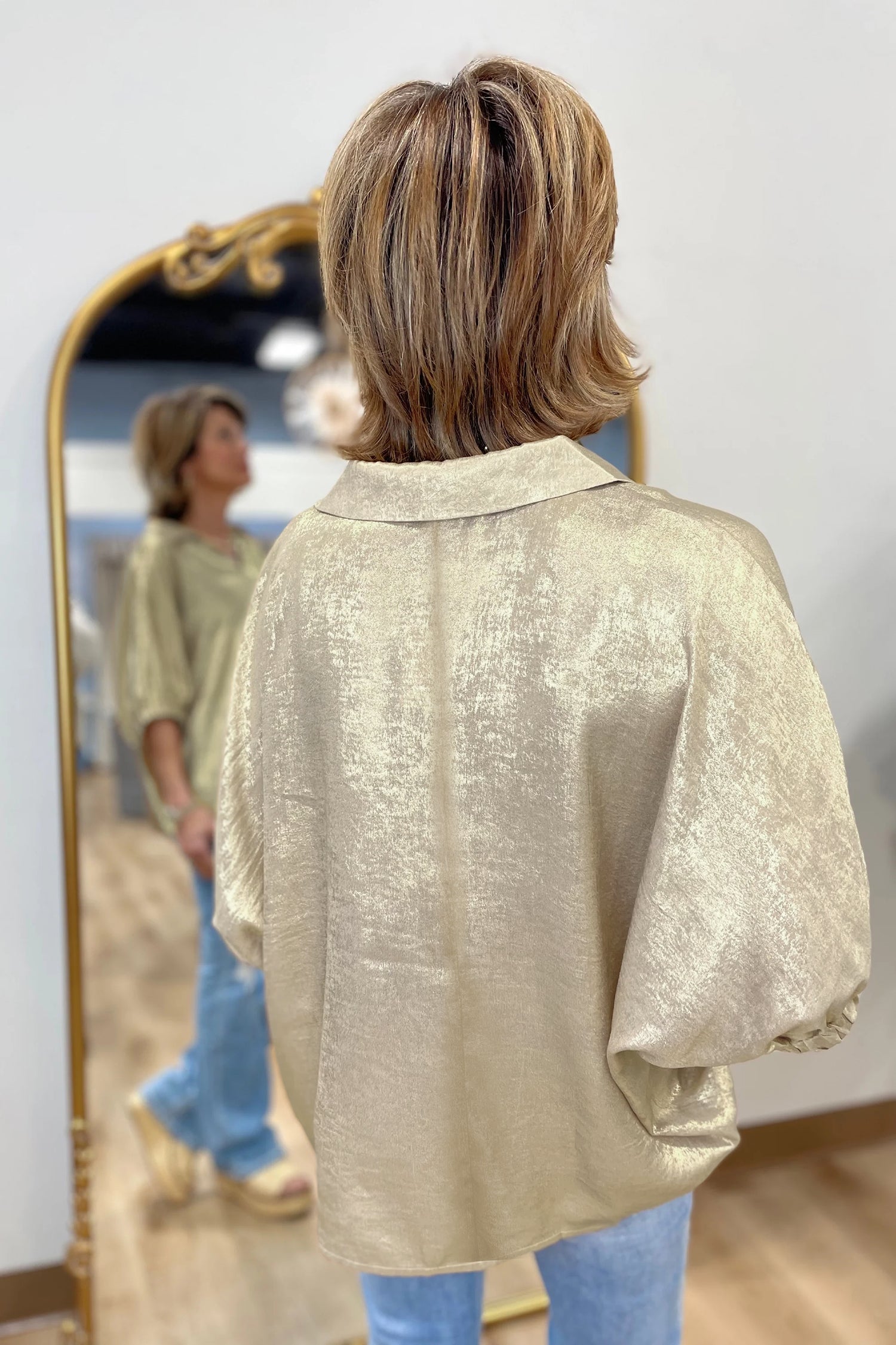 METALLIC & CHIC TOP