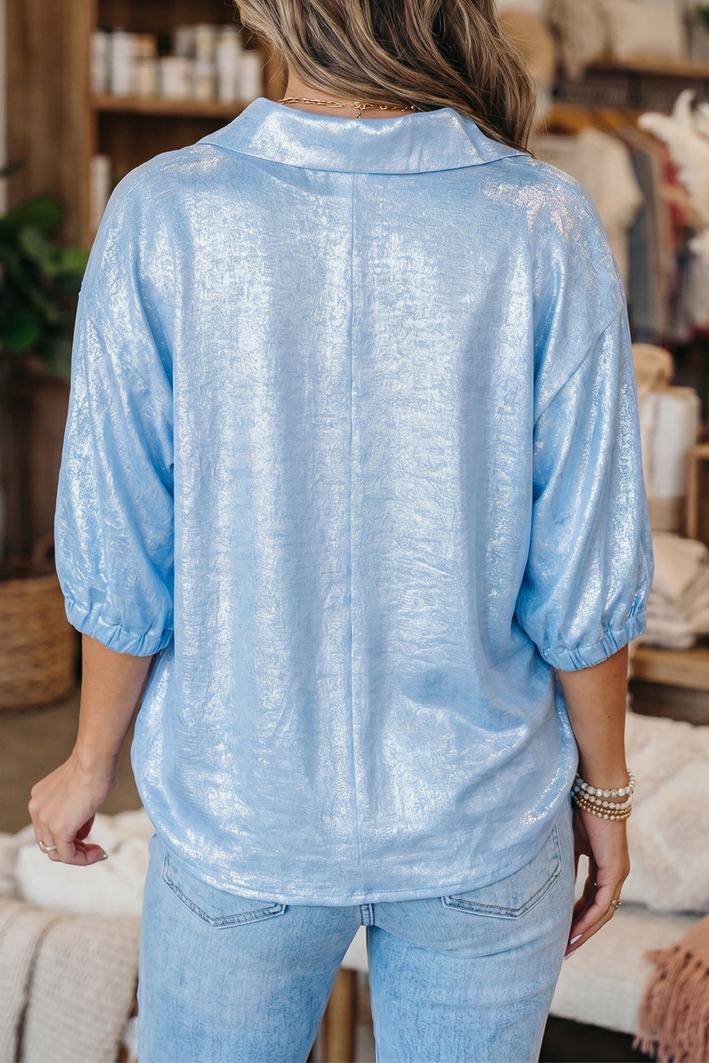 METALLIC & CHIC TOP