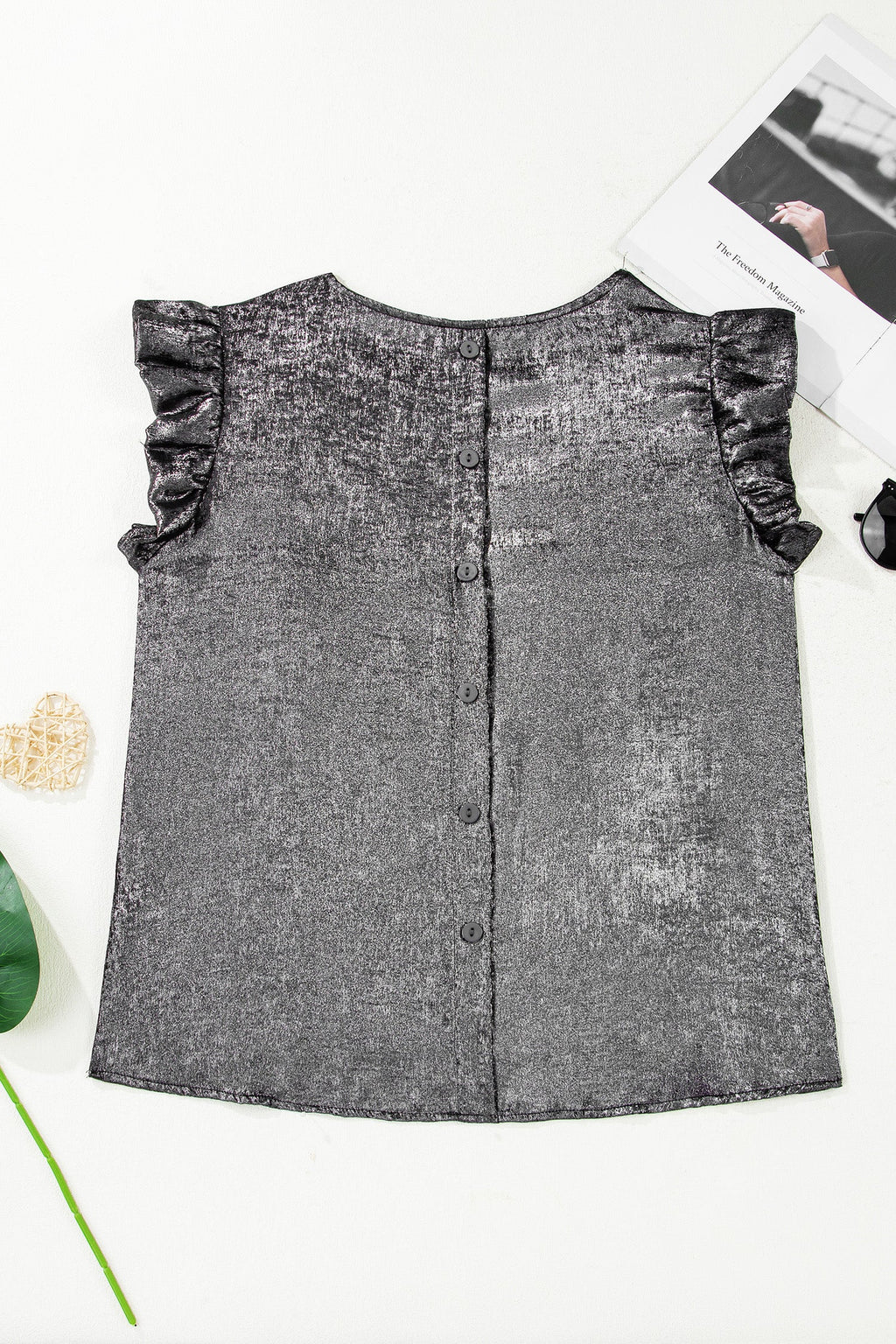 METALLIC MAMA TOP