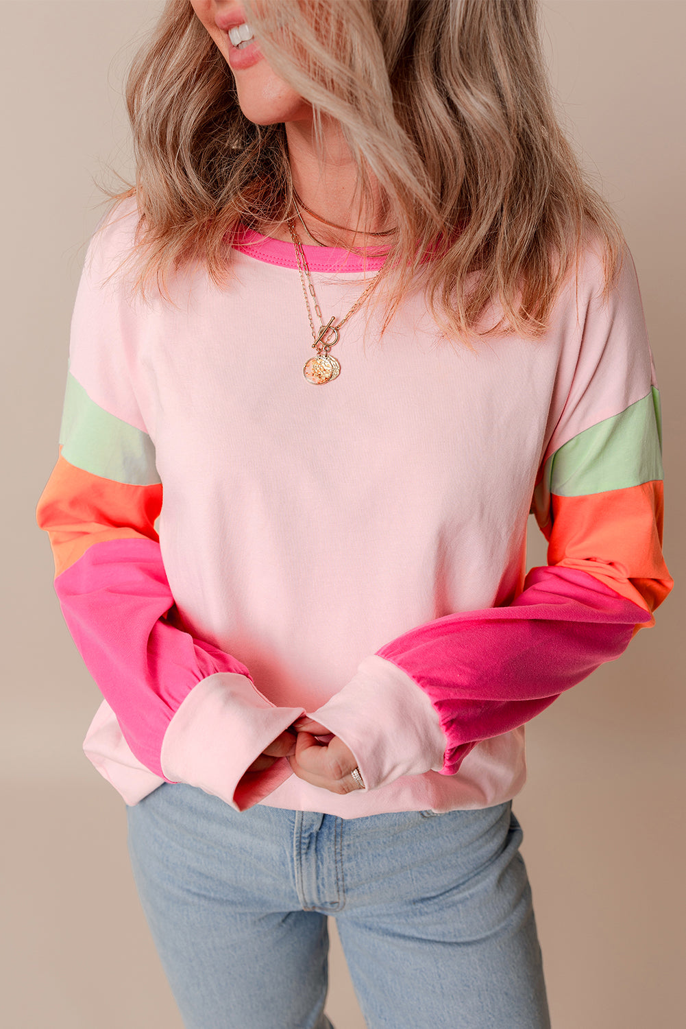 AGAVE COLOR BLOCK TOP