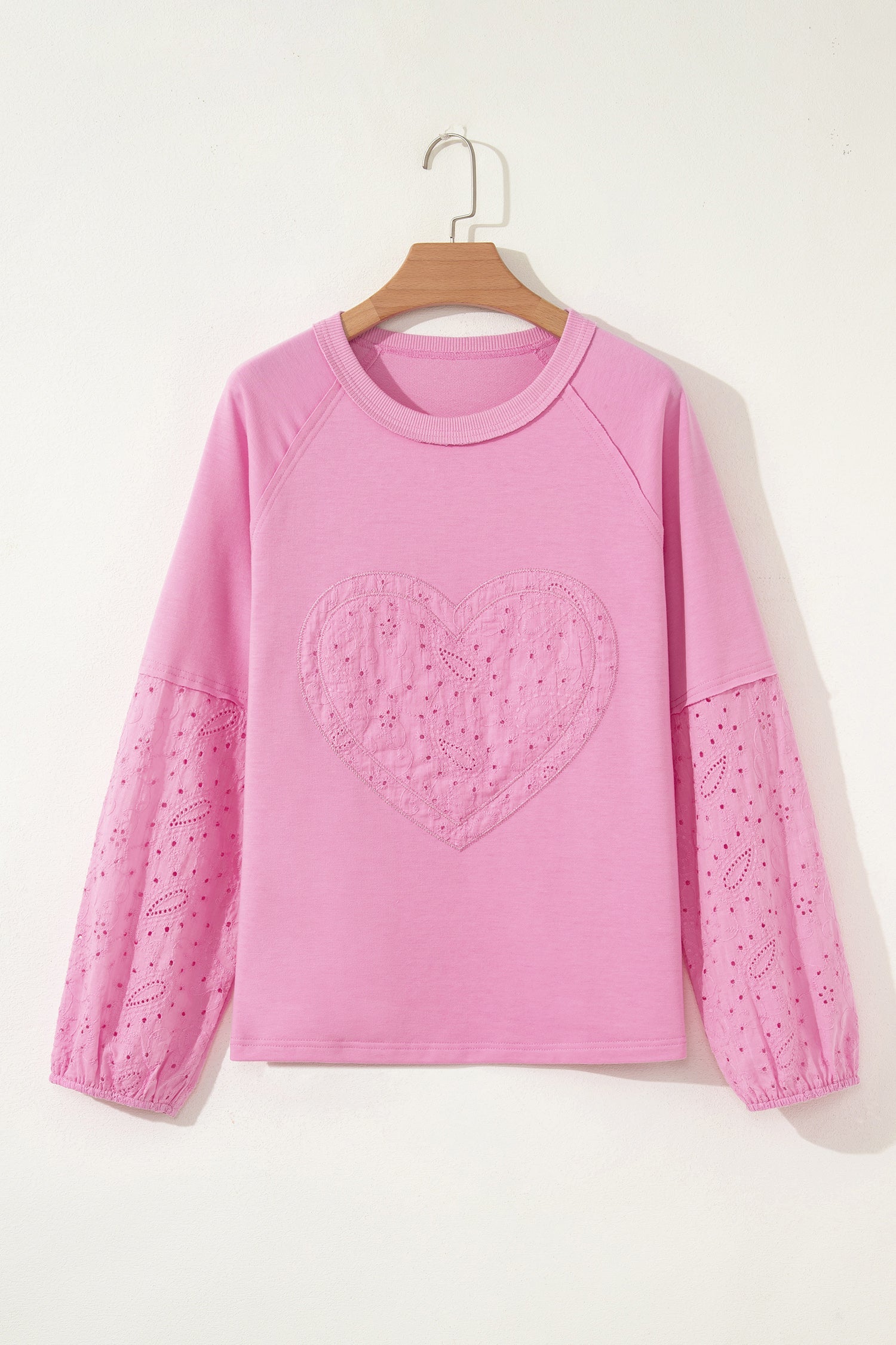ABBY HEART SWEATER TOP