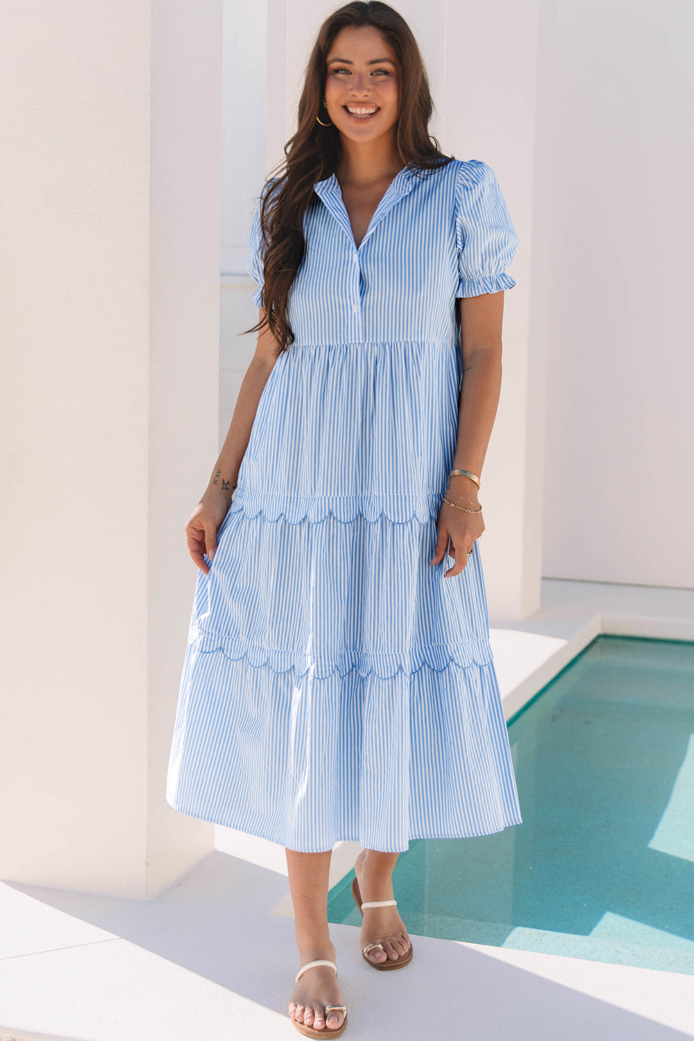 SKY BLUE SHELLIE DRESS