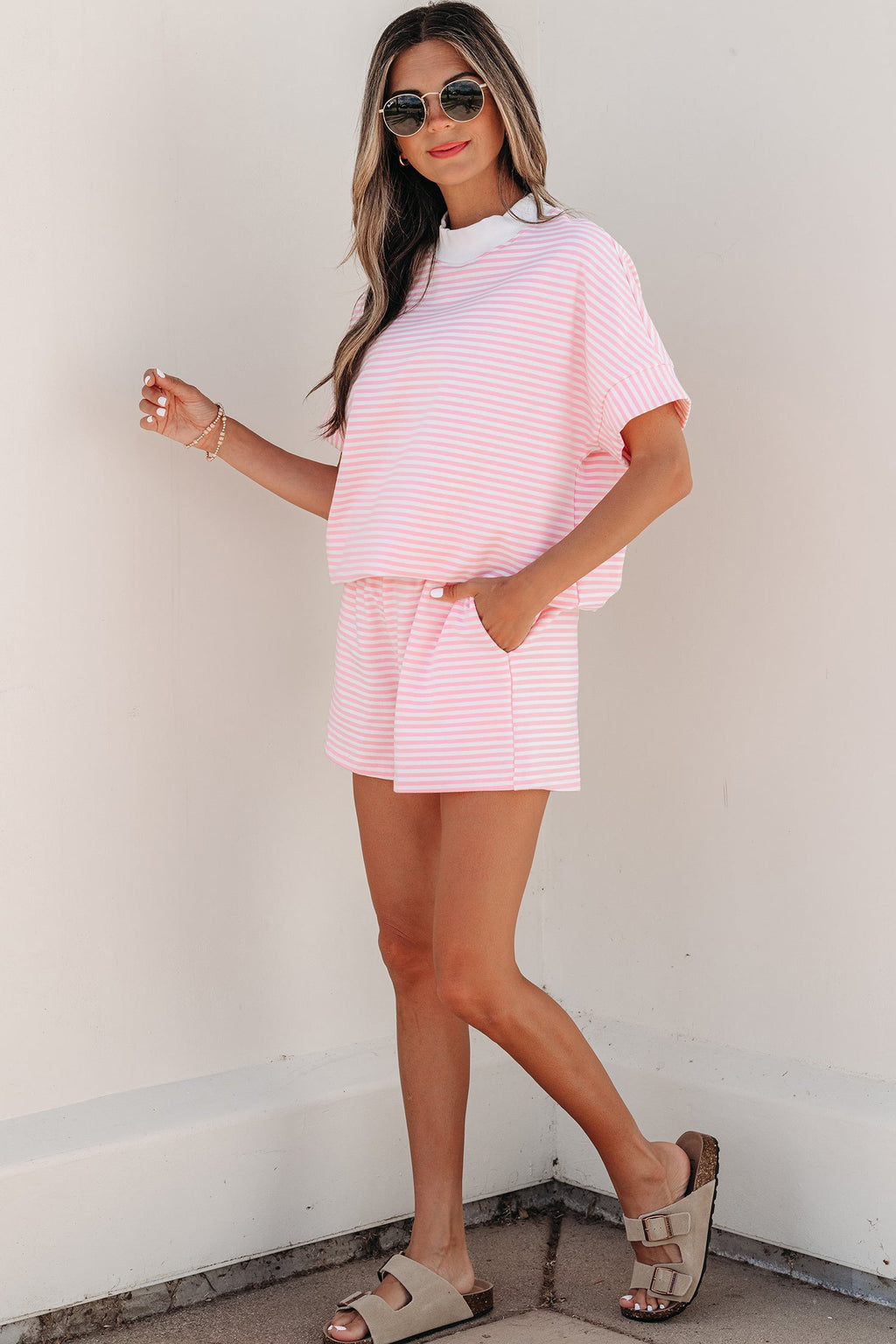 STRIPES & ME SHORT SLEEVE SET