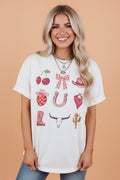 WESTERN COWGIRL TEE TOP