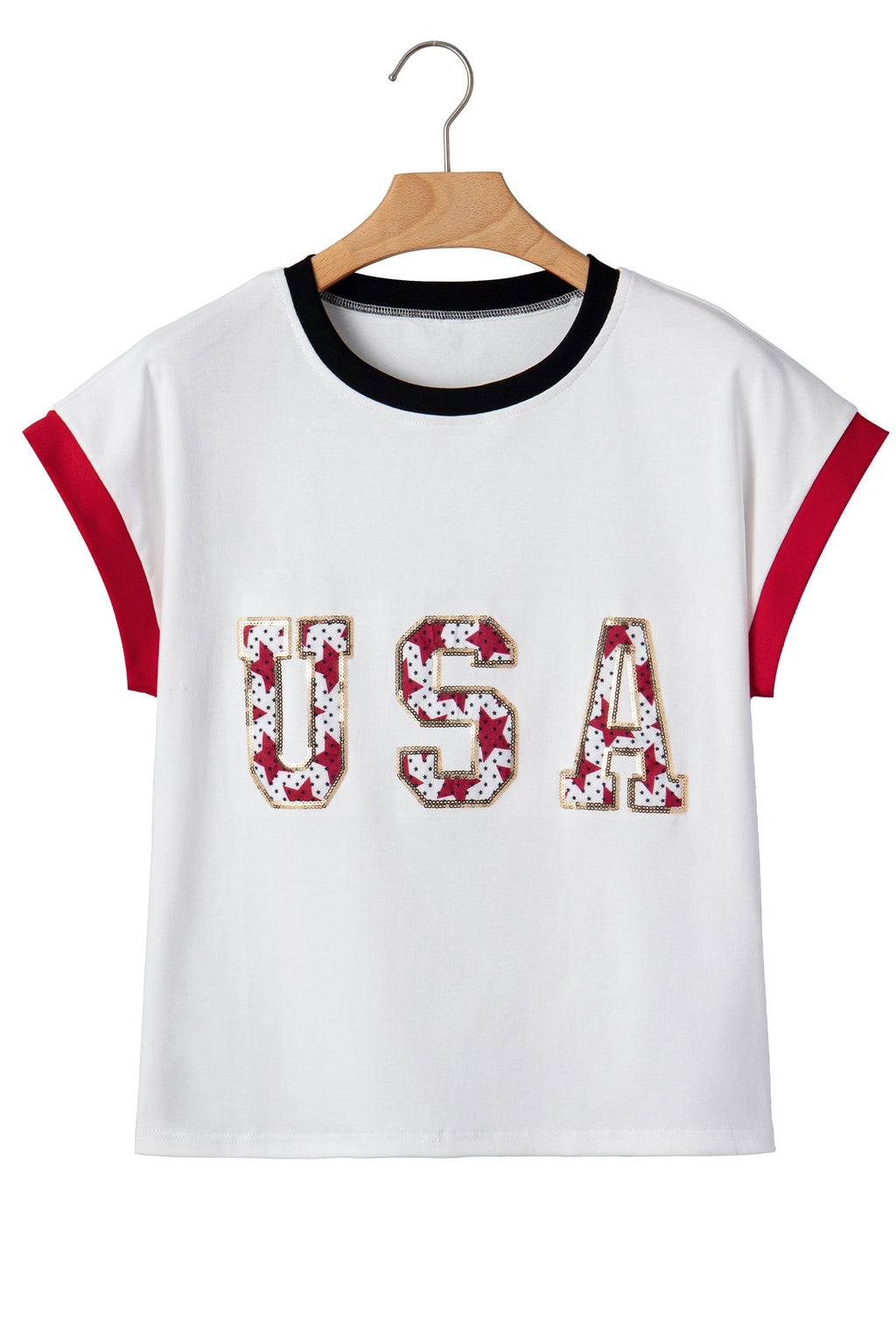 SEQUIN USA TOP
