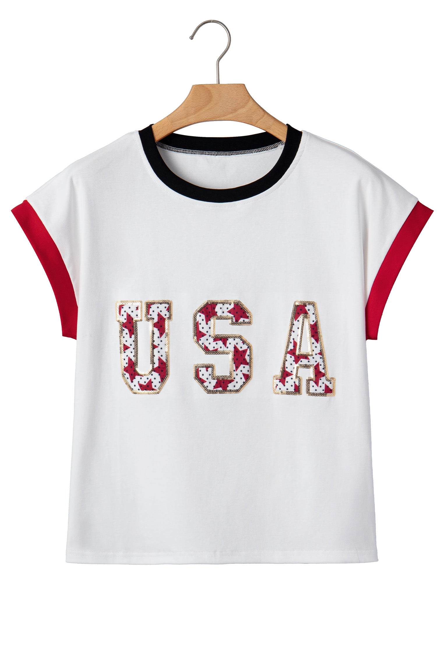 SEQUIN USA TOP