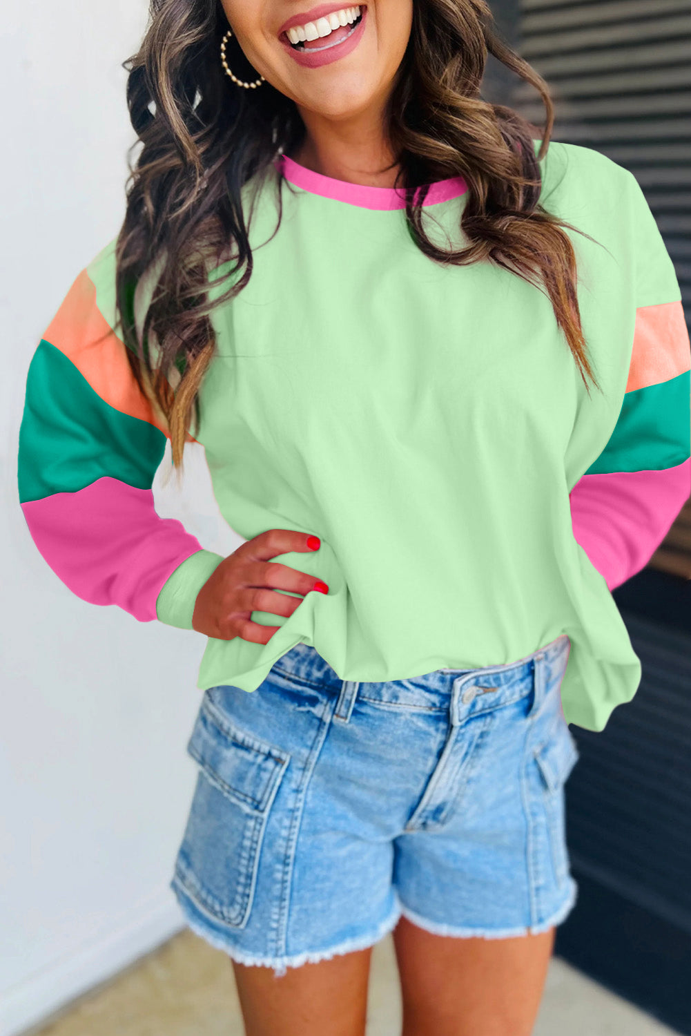 AGAVE COLOR BLOCK TOP