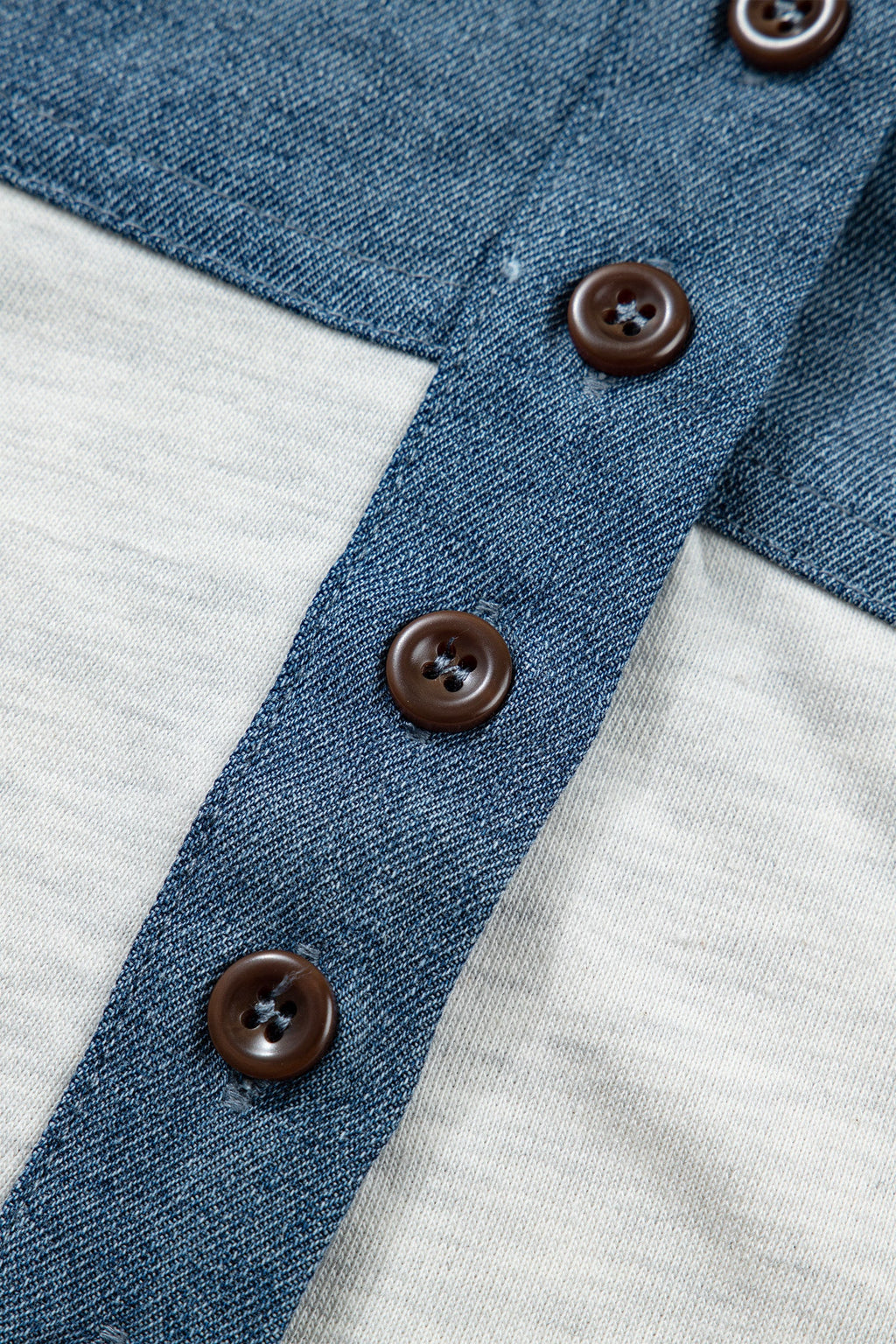 COLORBLOCK DENIM TOP