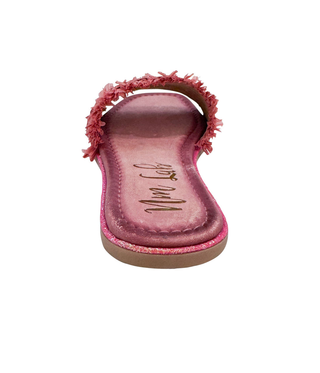 Juana Woven Sandals in Pink